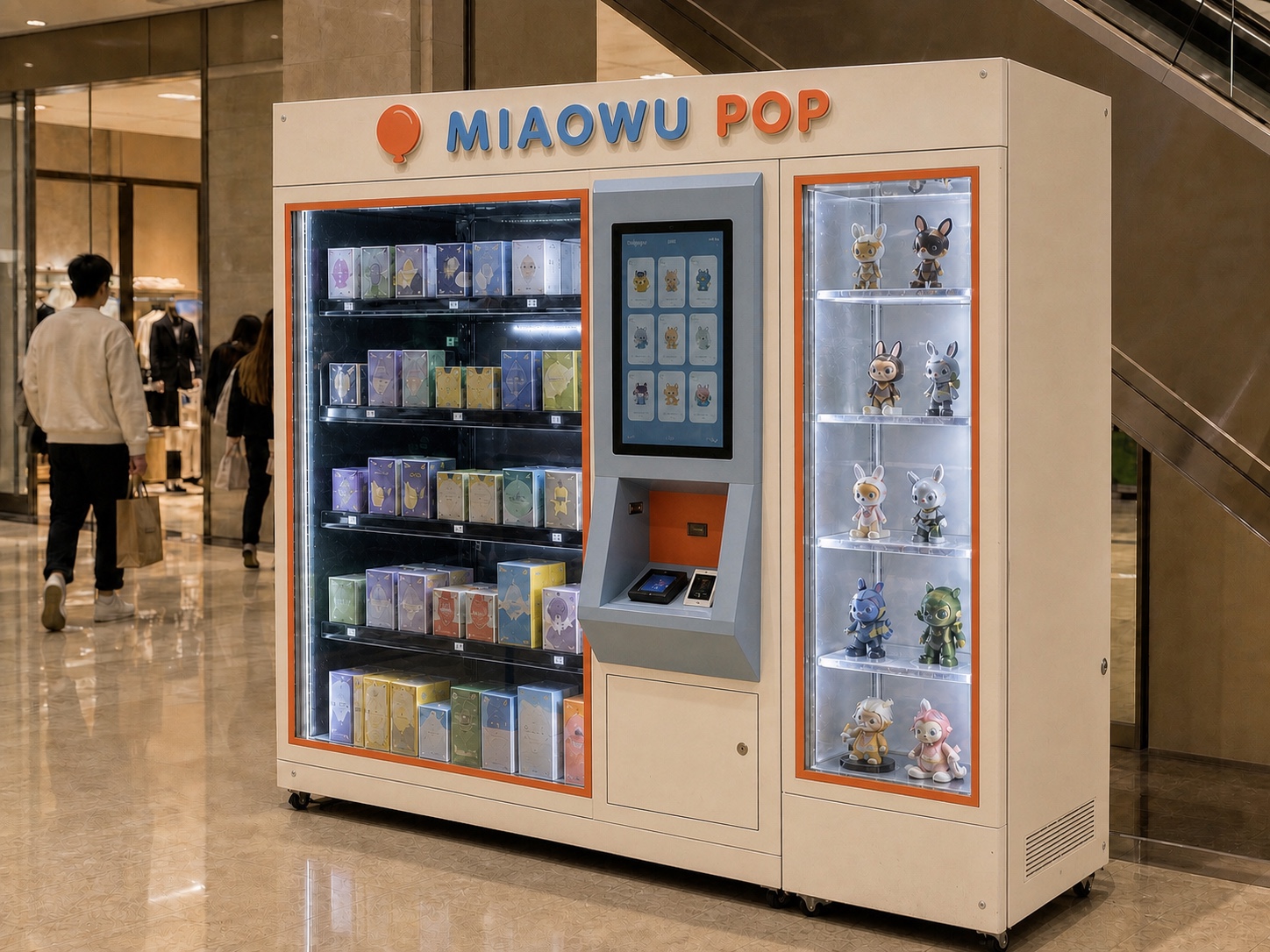MIAOWU POP潮玩盲盒机正面场景